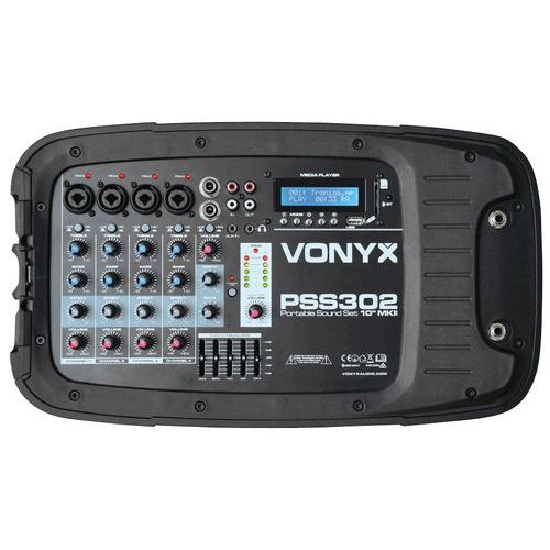 Ensemble de sono portable 10" SD/USB/MP3/BT avec pieds - PSS302 - Image 2