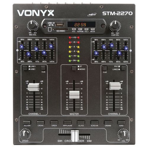 Table de mixage 4 canaux Effets Sound SD/USB/MP3/BT - STM2270 - Image 2