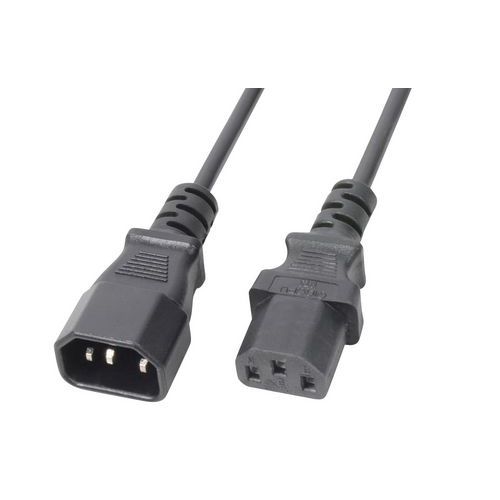Câble secteur IEC mâle femelle 1 m - Image principale