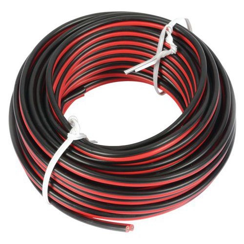 Câble universel noir / rouge 10 m 2x 0,75 mm - Image principale