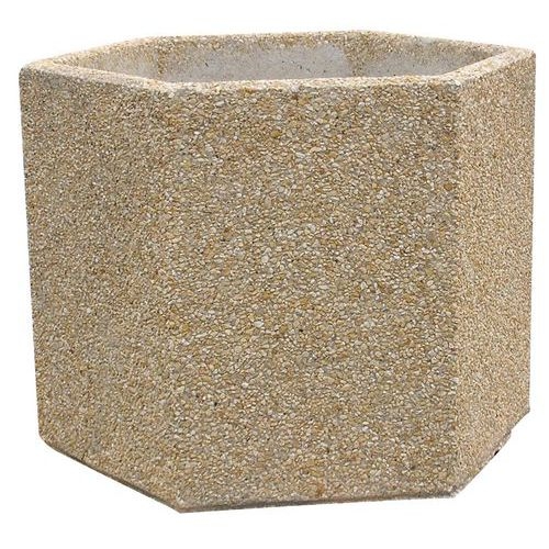 Jardinière béton hexagonale - Manutan Expert - Image principale