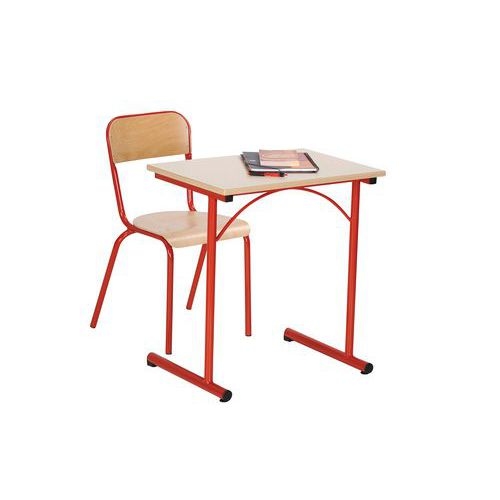Table fixe Atlas II avec chants surmoulés - Manutan Expert - Image 2
