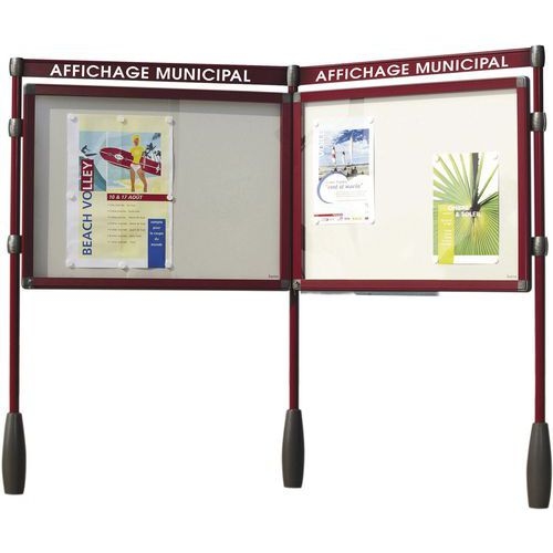 Vitrine extérieur Antarès porte levante Verre trempé Planorga - Image 4