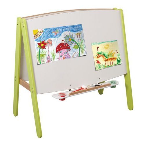 Chevalet Lili double face montants coloris vert - Image 3