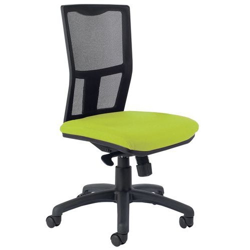 Chaise de bureau Ritz dossier résille noire - Manutan Expert - Image 5
