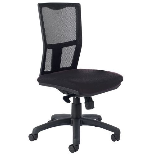 Chaise de bureau Ritz dossier résille noire - Manutan Expert - Image 6