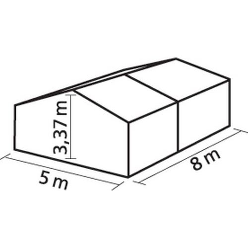 PACK Tente Recept 5 x 8 m 40  mixte - Image 5