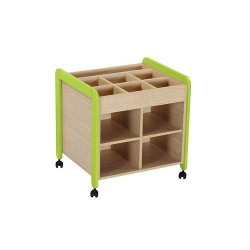 Poste atelier mobile Lili piètement coloris vert - Image principale