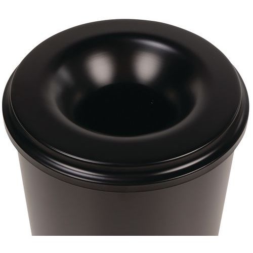 Poubelle antifeu Manutan - 20 L à 110 L - Noir ou Gris - Manutan Expert - Image 4