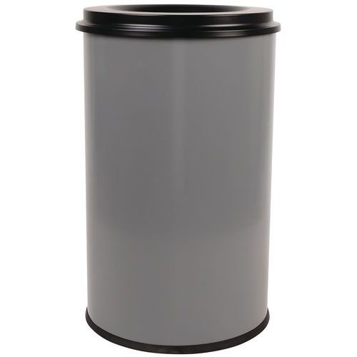 Poubelle antifeu Manutan - 20 L à 110 L - Noir ou Gris - Manutan Expert - Image 10