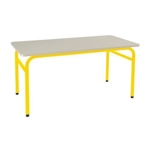 Table Elodie II rectangulaire, 4 pieds tube - Image principale