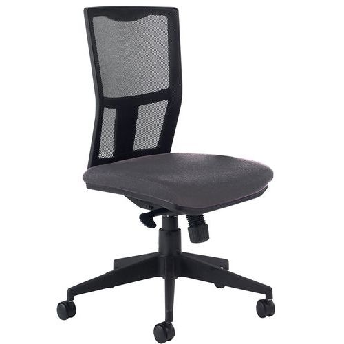 Chaise de bureau Ritz dossier résille noire - Manutan Expert - Image 3