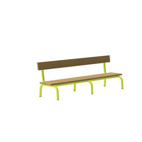 Banc Manon avec dossier - Manutan Expert - Image 3