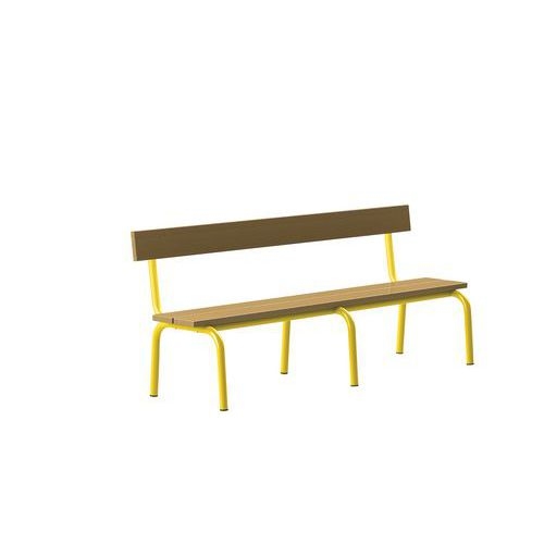 Banc Manon avec dossier - Manutan Expert - Image 2