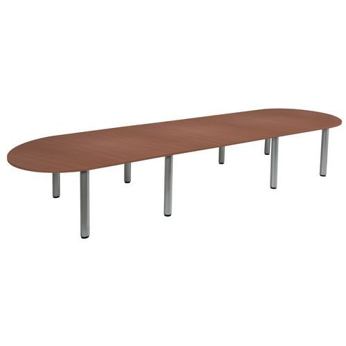 Table Ovale Conseil 4, 6 ou 8 pieds tube - Image 4