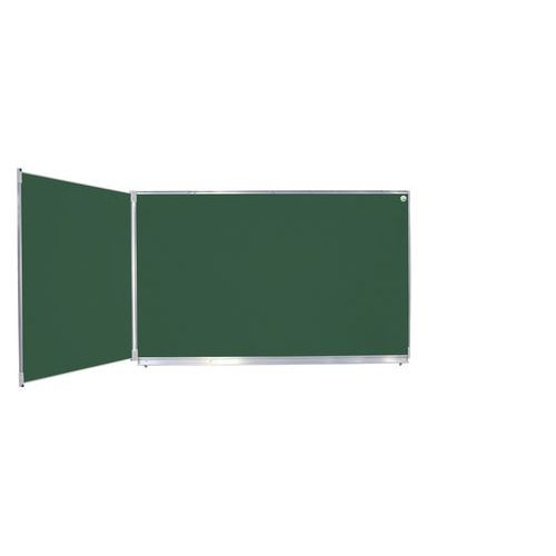 Tableau dyptique émaillé vert cadre alu strié naturel - Manutan Expert - Image principale