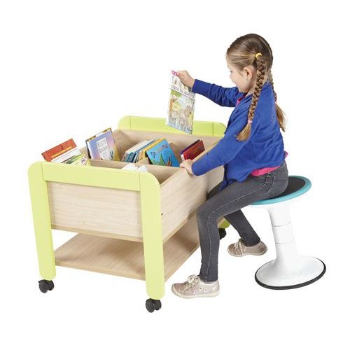 Tabouret Mogoo T2 à T7 assise noire et verte - Image 10