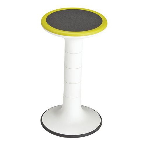 Tabouret Mogoo T2 à T7 assise noire et moutarde - Image principale