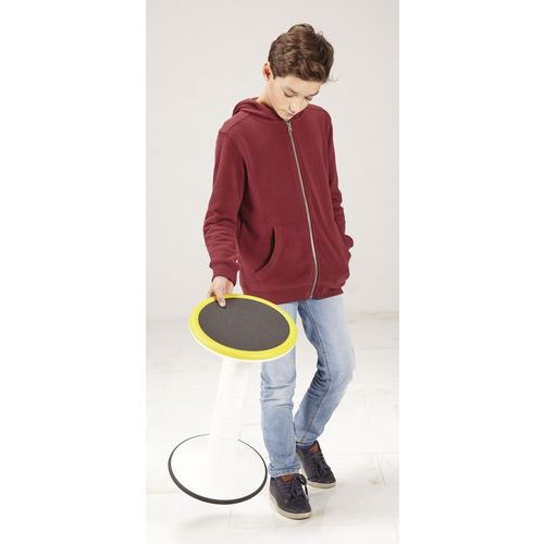Tabouret Mogoo T2 à T7 assise noire et moutarde - Image 10