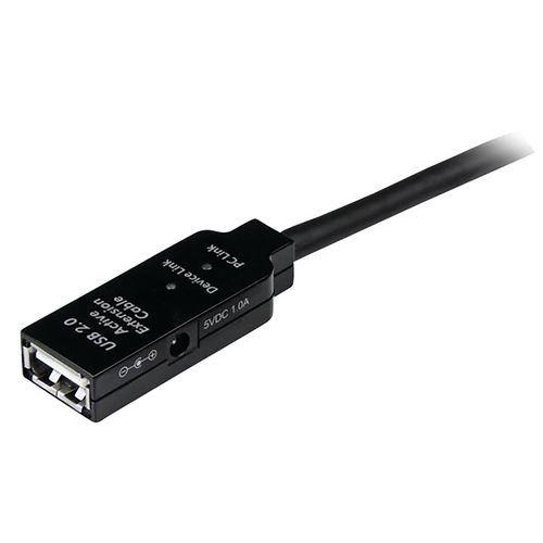 Câble d'extension USB 2.0 actif Type A/A - Mâle/Femelle bleue 5 m - Image 2