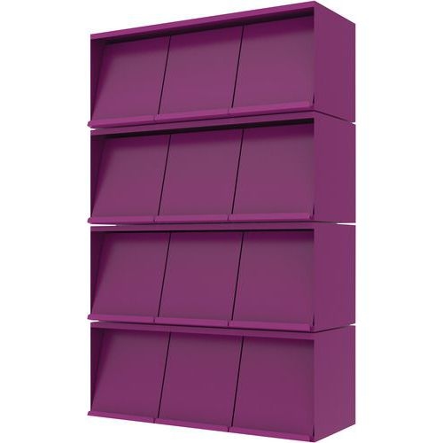 Présentoir périodiques stockage 12 cases DIONE - Image principale