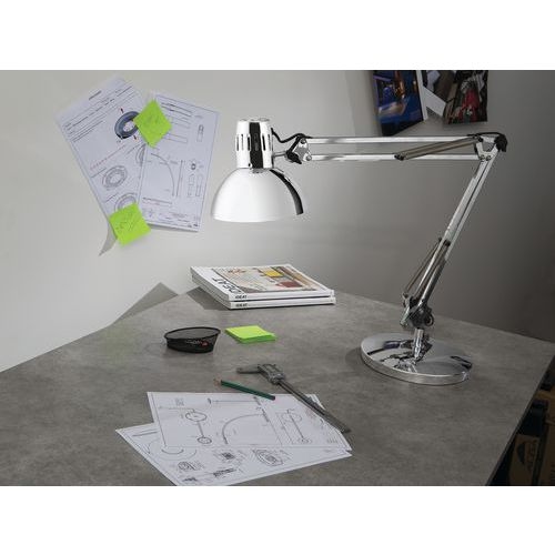 Lampe de bureau Architect - chrome - Image 3