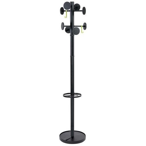 Portemanteau sur pied Stan acier 8 patères Alba - Image 7
