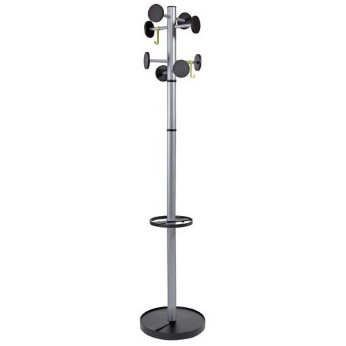 Portemanteau sur pied Stan acier 8 patères Alba - Image principale