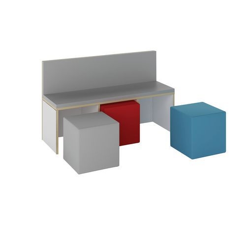 Banquette droite Filos assise mousse grise - Image 5