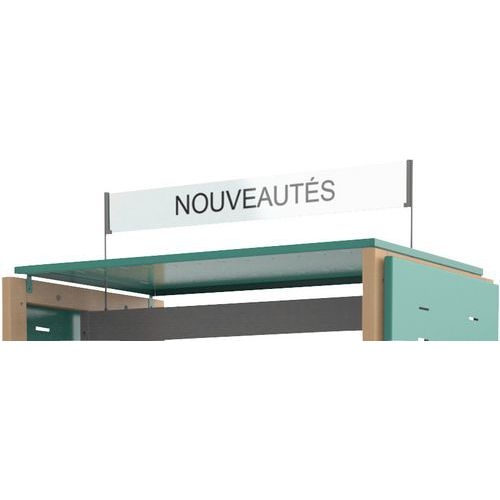 Signalétique frontale Ellipse plexiglas - Manutan Expert - Image 3