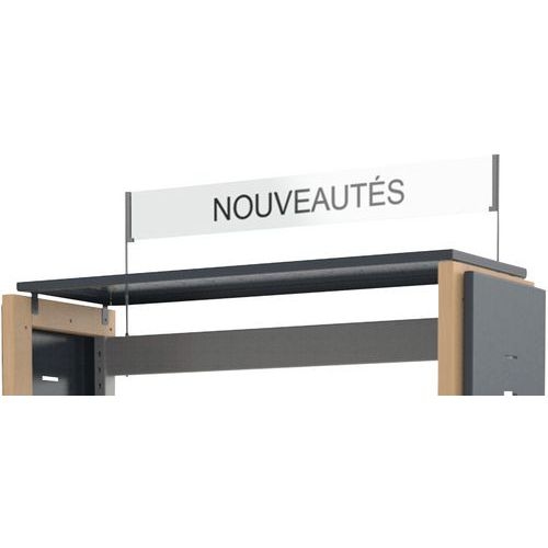 Signalétique frontale Ellipse plexiglas - Manutan Expert - Image 4