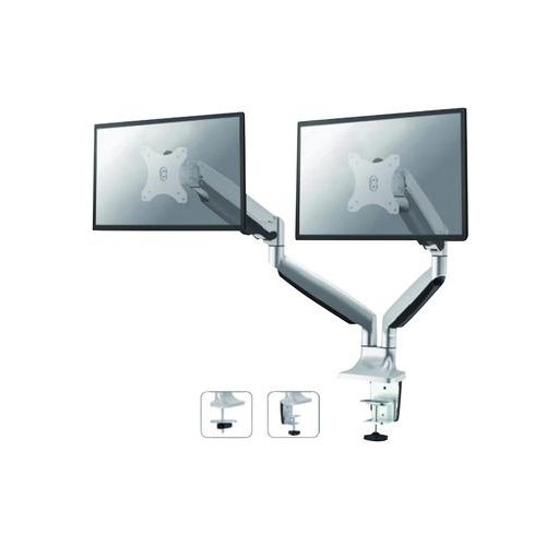 Support de bureau pour 2 écrans informatique, à serrer - Neomounts - Image principale