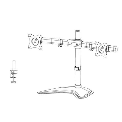 Support de bureau à poser pour 2 écrans - Neomounts - Image 3