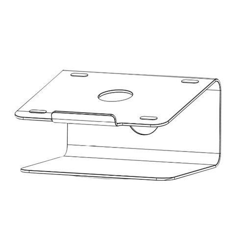 Support MacBook en aluminium brossé - Neomounts - Image 3