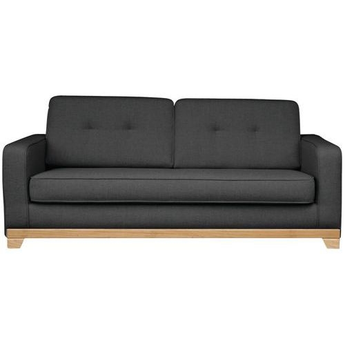 Canapé 3 places Prétoria tissu polyester chiné Anthracite - Image principale