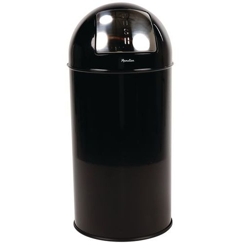Poubelle à clapet poussoir - 40 L - Manutan - Image 5
