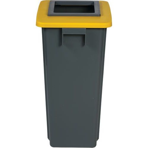 Poubelle de tri jaune et grise - Emballage - 60 L - Image 3