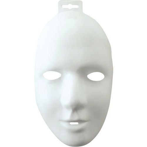 Masque blanc à peindre ou à maquiller - Image principale