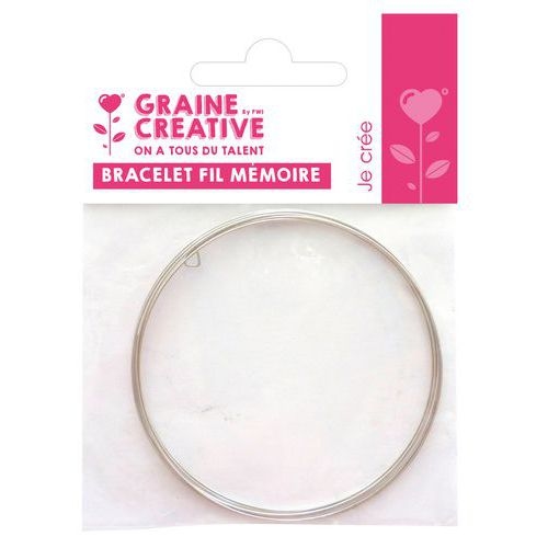 Bracelet fil mémoire acier, 5 tours - Image principale