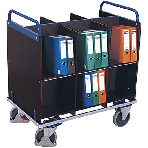 Chariot porte-documents avec 12 casiers - Image 2