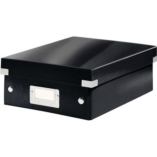 Lot de 6 Boîte à compartiments Leitz Click & Store, petit format Noir - Image principale
