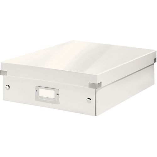 Lot de 6 Boîte à compartiments Leitz Click&Store, format medium Blanc - Image principale