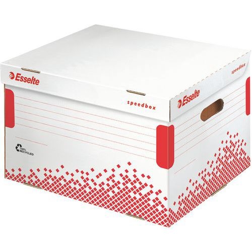 Lot de 15 Conteneur Esselte Speedbox, pour classeurs à levier Blanc - Image principale