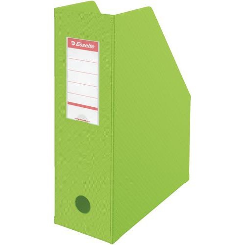 Lot de 10 Porte-revues Esselte, PVC, A4/100 mm VIVIDA vert - Image principale