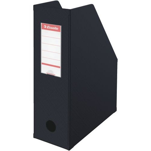 Lot de 10 Porte-revues Esselte, PVC, A4/100 mm VIVIDA noir - Image principale