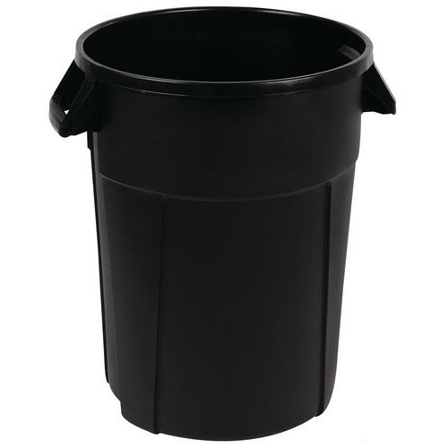 Conteneur rond - Noir - Manutan Expert - Image principale