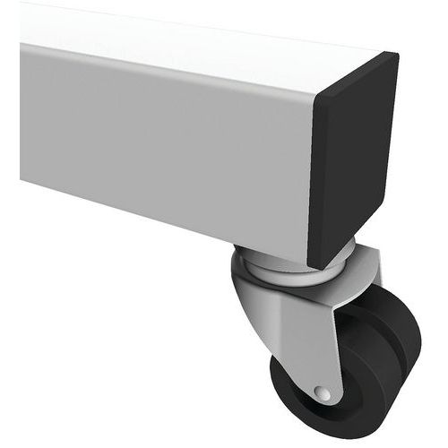 Support mobile motorisé réglable en hauteur de 42" à 100" pied en H - Conen - Image 6