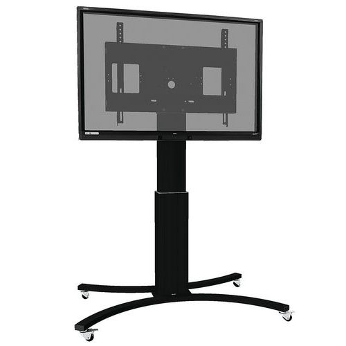 Support mobile motorisé réglable pour écran de 42" à 100" pied en C - Conen - Image 6