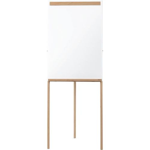 Tableau chevalet magnétique en acier laqué et bois GIRO - Image principale