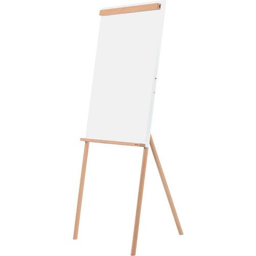 Tableau chevalet magnétique en acier laqué et bois GIRO - Image 3